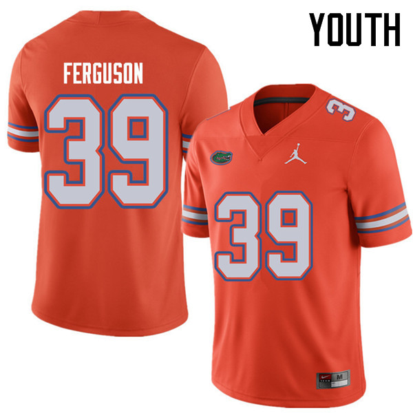 Jordan Brand Youth #39 Ryan Ferguson Florida Gators College Football Jerseys Sale-Orange